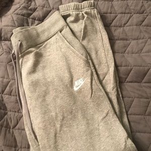 Light gray NIKE sweats, size M